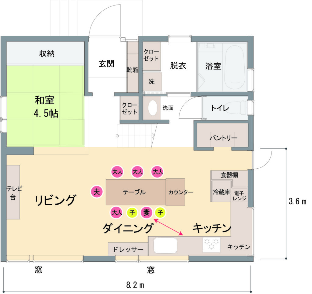 size-living-dining-room